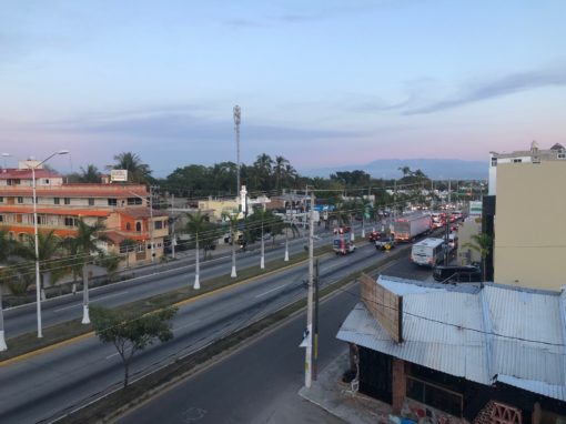 Highway 200 in Bucerias, Nayarit, Mexico by Dale Hanstad
