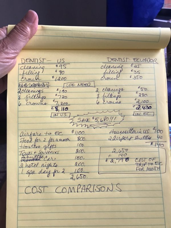 Cost Chart by Bonnie Willow