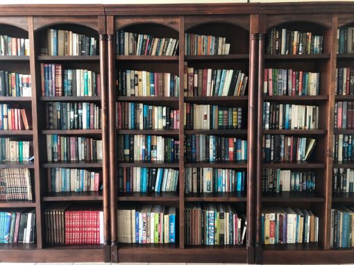 Source: Dale Hastad, Library at Harkness Institute in Nuevo Vallarta (2021)
