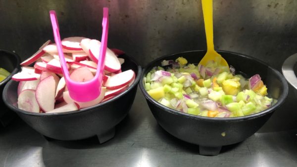 Salsas at a Taco Stand by Dale Hanstad