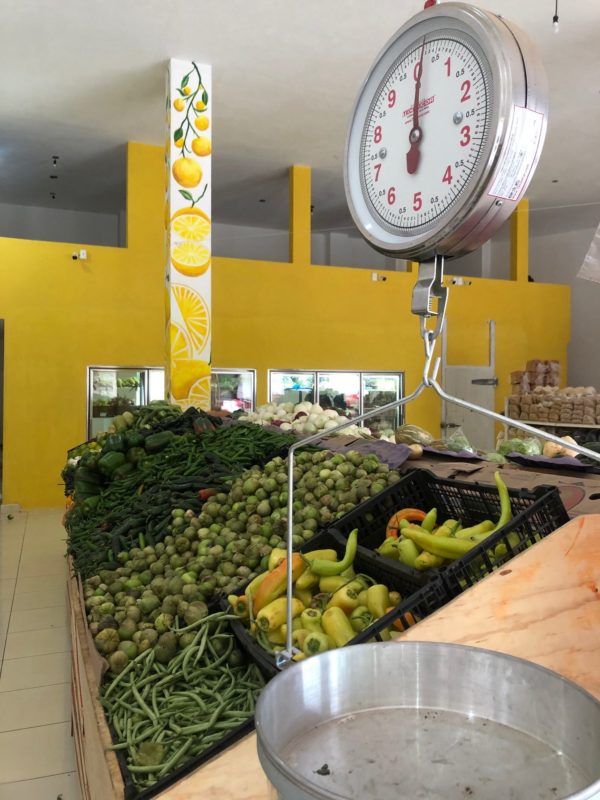 Scale at the Mexican Fruit Market by Dale Hanstad