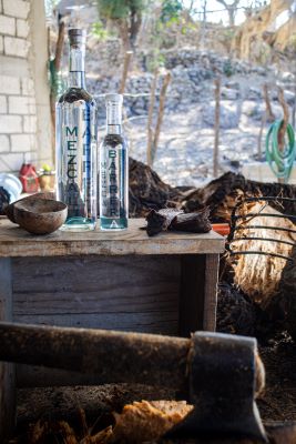 Bottles of Mezcal By menuacapulco