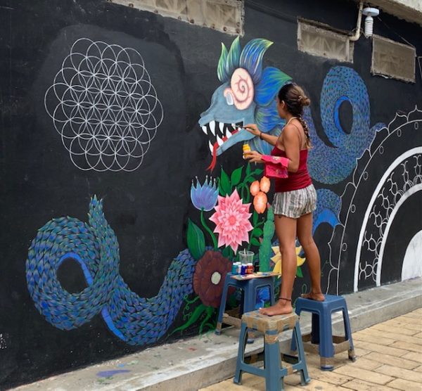 Zipolite street art Photo by Gwen Hyatt