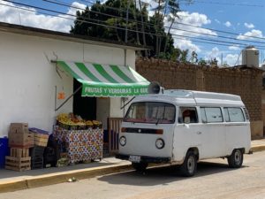 Small tiendas and vintage VWs photo by Gwen Hyatt
