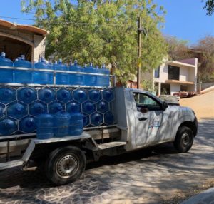 Local water delivery Photo by Gwen Hyatt