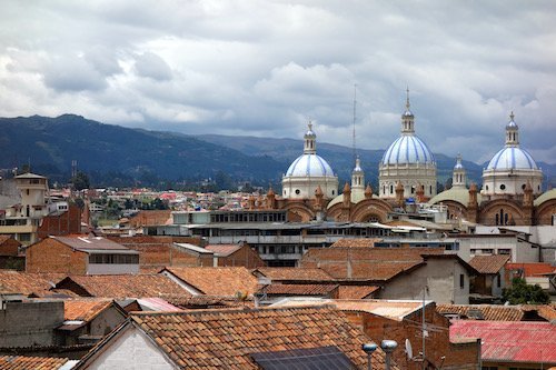 Cuenca’s signature blue-domed cathedral By Carmen Melseth