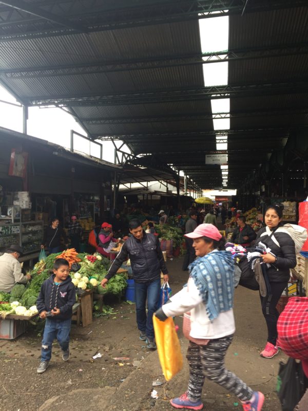Feria Libre market in Cuenca, Ecuador by Rachel DeSalvo