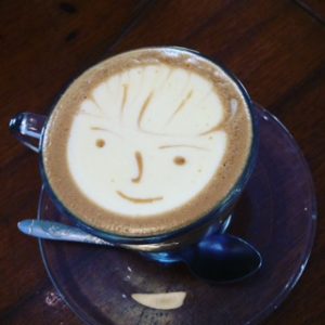 Such a happy beverage! by Eileen Brill Wagner